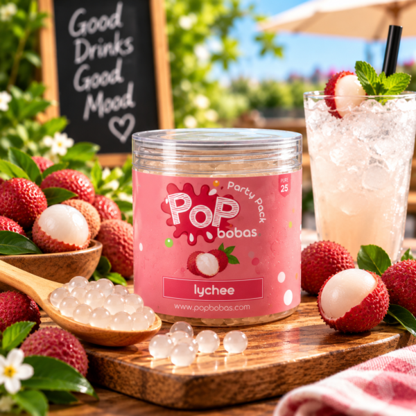 Pop Bobas Party Pack Lychee 350gr