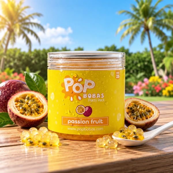 Pop Bobas Party Pack Passion Fruit 350gr