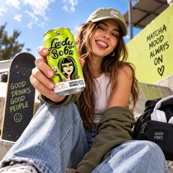 Bubble Tea Matcha 315ml — foto 3