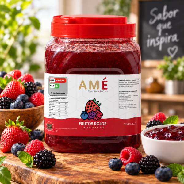 Jalea de frutos rojos