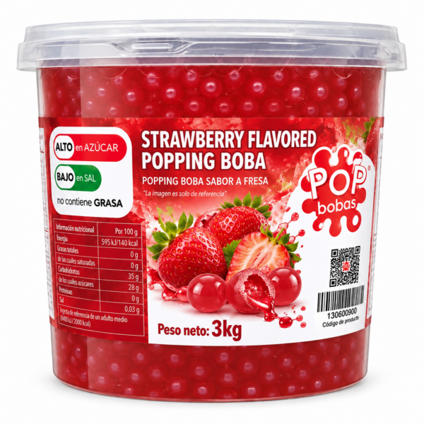Popping Pearl Strawberry 3 Kilos